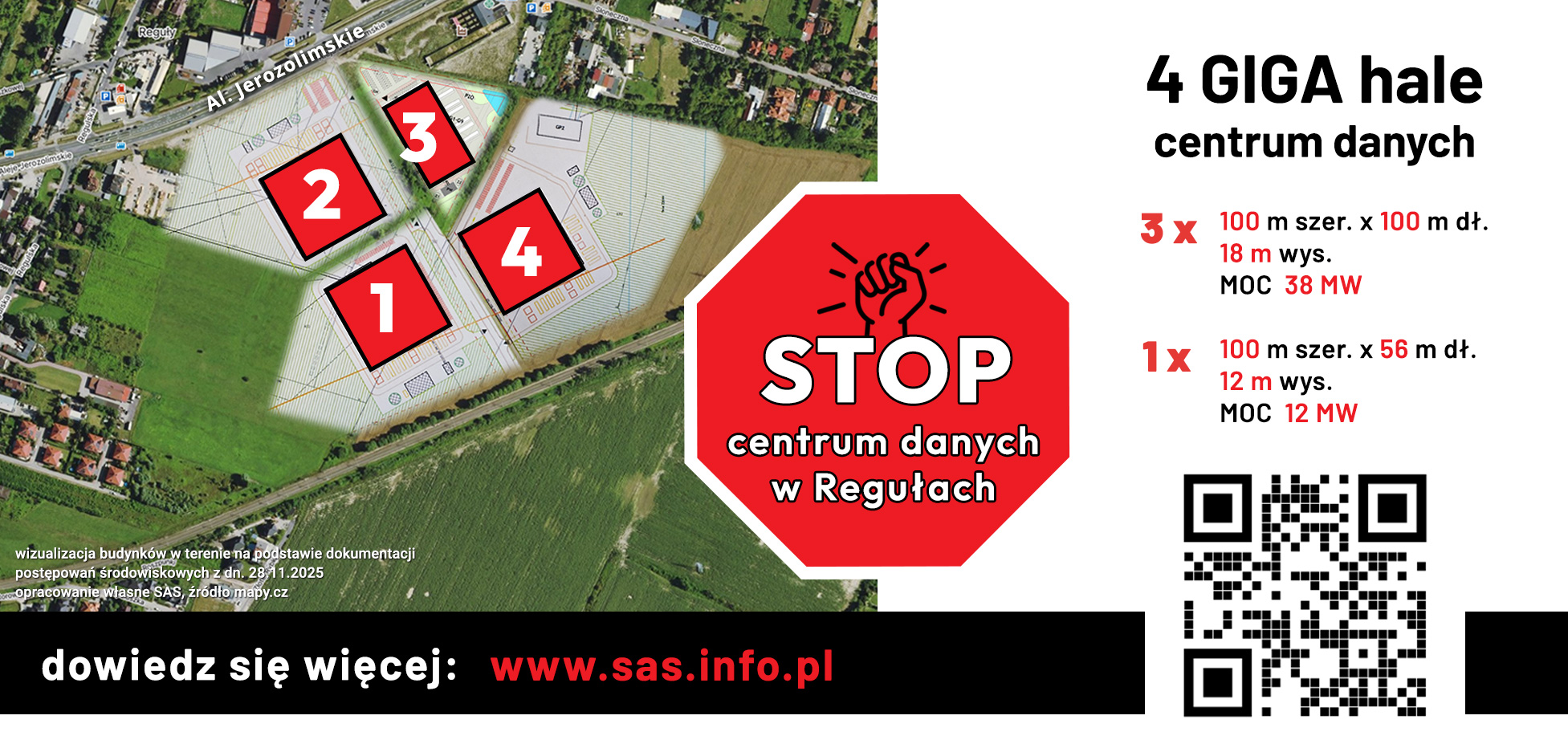 STOP centrum danych w Regułach